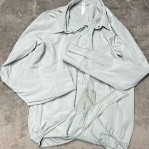 Athleta Button Down body suit - medium